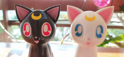 Sailor Moon Cat | Luna and Artemis Figurines