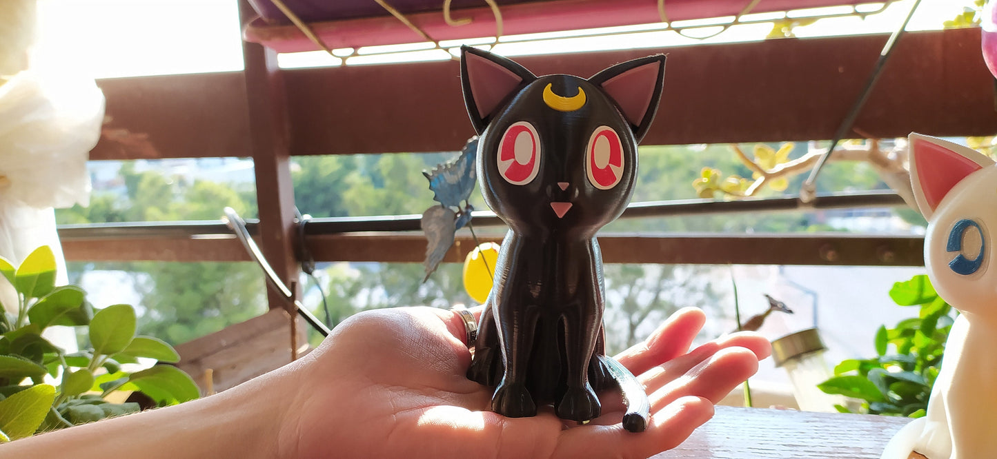 Sailor Moon Cat | Luna and Artemis Figurines