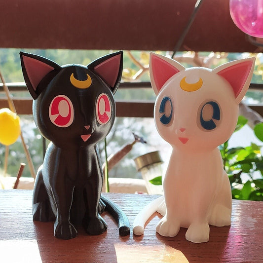 Sailor Moon Cat | Luna and Artemis Figurines