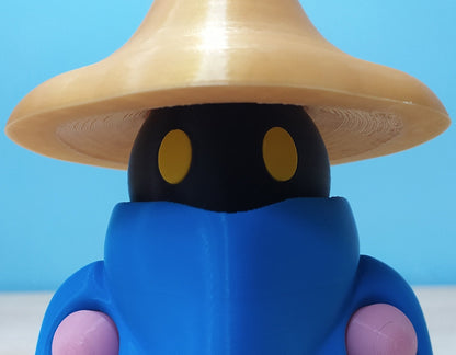 Chibi Black Mage | FF Figurine | Videogame Fan Art | FF Collectible