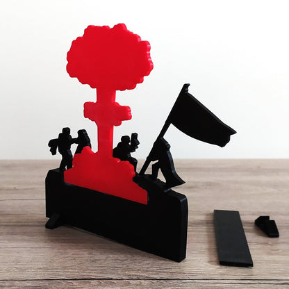 Heroes' Silhouette | Personalised Text