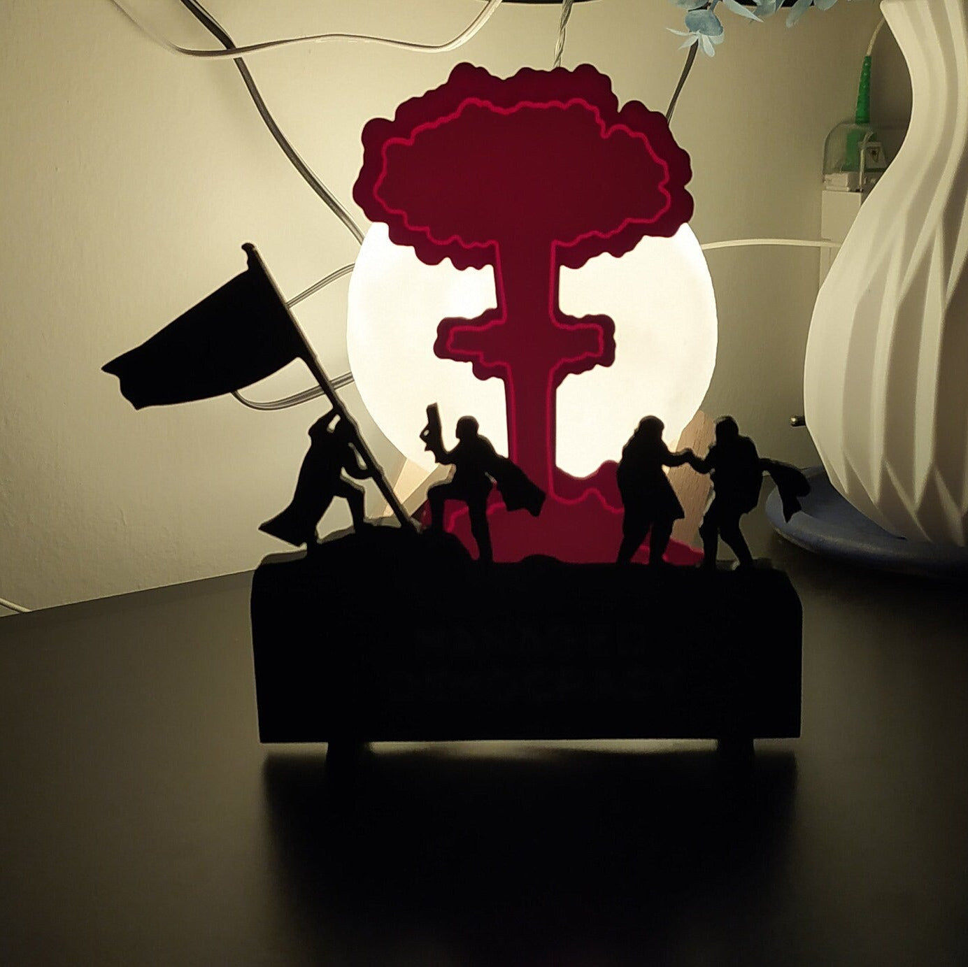 Heroes' Silhouette | Personalised Text