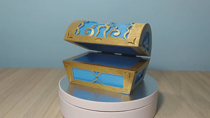 Custom Colored KH Chest | Hand Painted | Kingdom Hearts Inspired