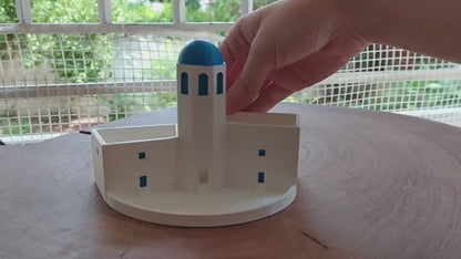 Santorini Greece Mediterranean Houses Planter