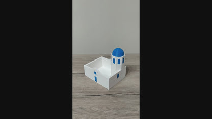 The Aegean Chapel Courtyard Planter - 3D Printed Greek Decor