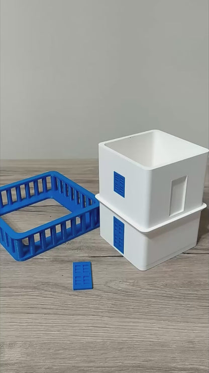 The Cycladic Balcony House Planter - 3D Printed Decor