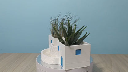 Santorini Balcony Planter | Greek Decor | Greek Planter