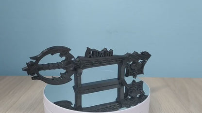 Personalized Oblivion Keyblade with Custom Name | Kingdom Hearts Inspired