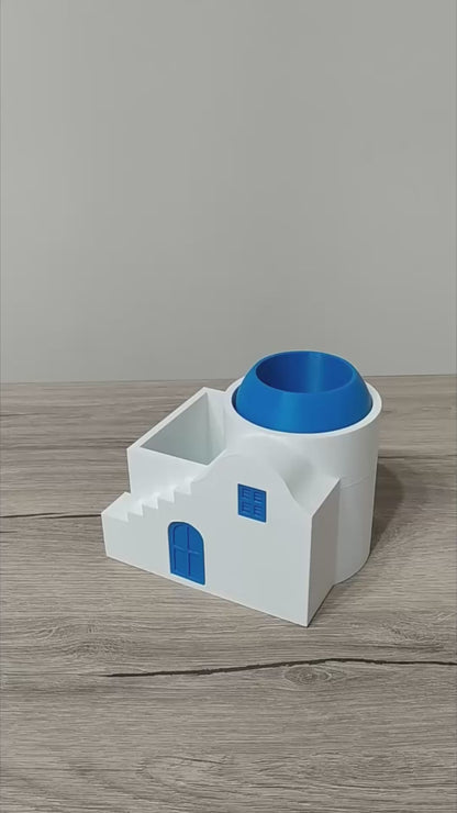 The Vista Dome - Convertible Planter - 3D Printed Greek Decor