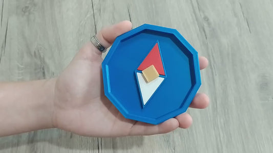 The Legend of Zelda Dungeon Compass Prop Replica Video Game Desk Toy Display Model