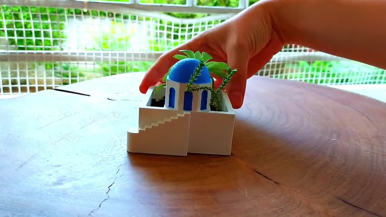 Santorini Planter | Greek Decor